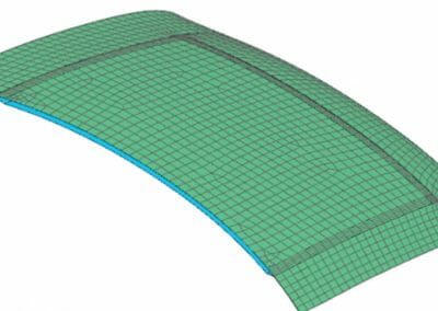 How to create 3D solid mesh for a sandwich composite laminated car hood using Simcenter Laminate Composites