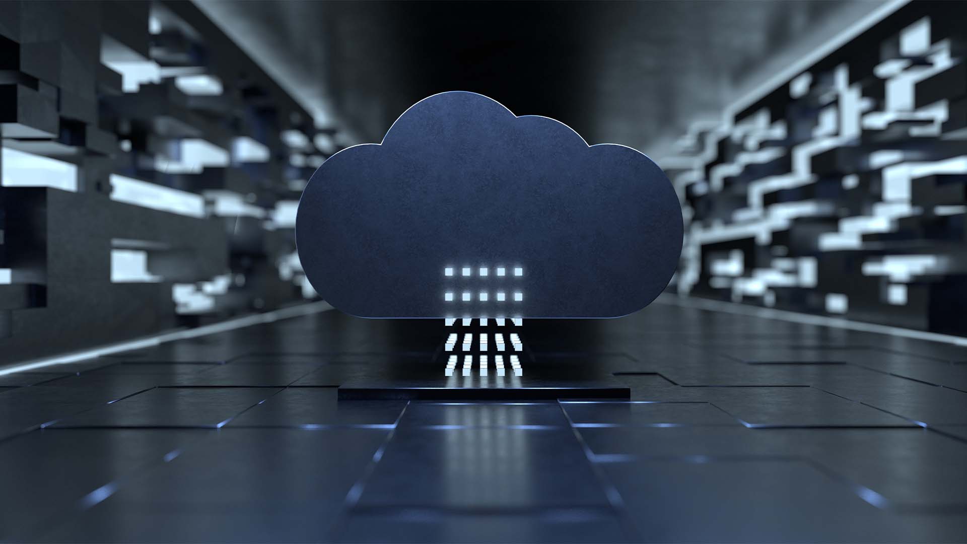 Teamcenter_x_cloud Abstract representation of cloud services
