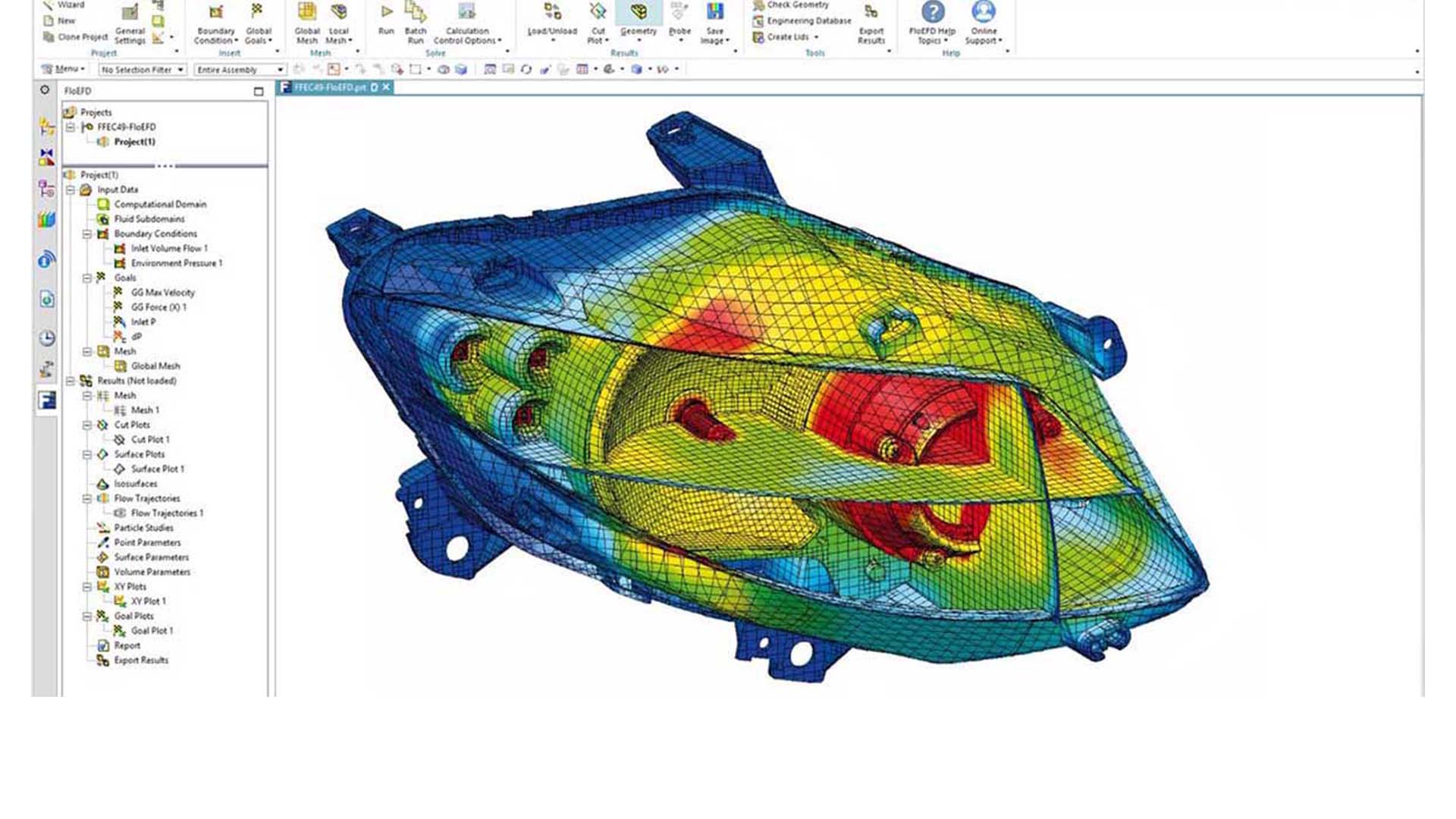 simcenter_floefd_model A CAD model in Siemens FLOEFD