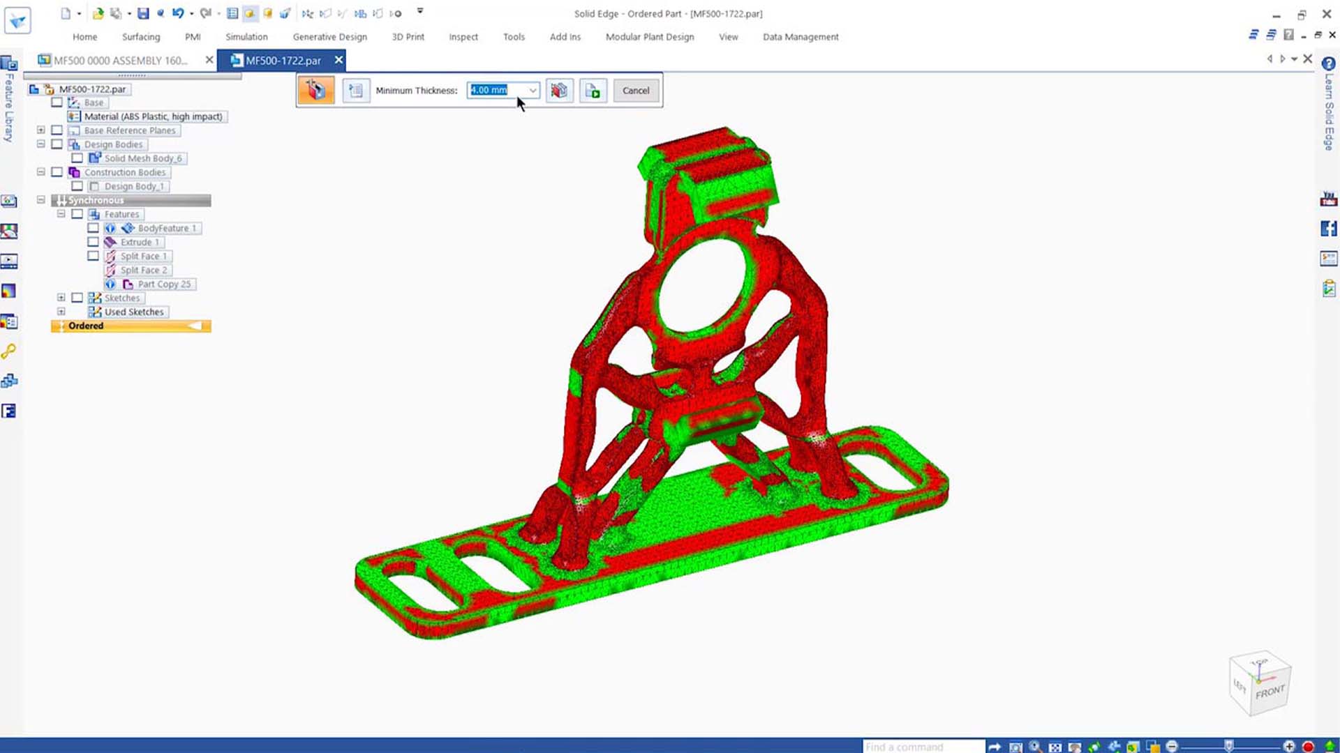 Additive manufacturing with Siemens Solid Edge