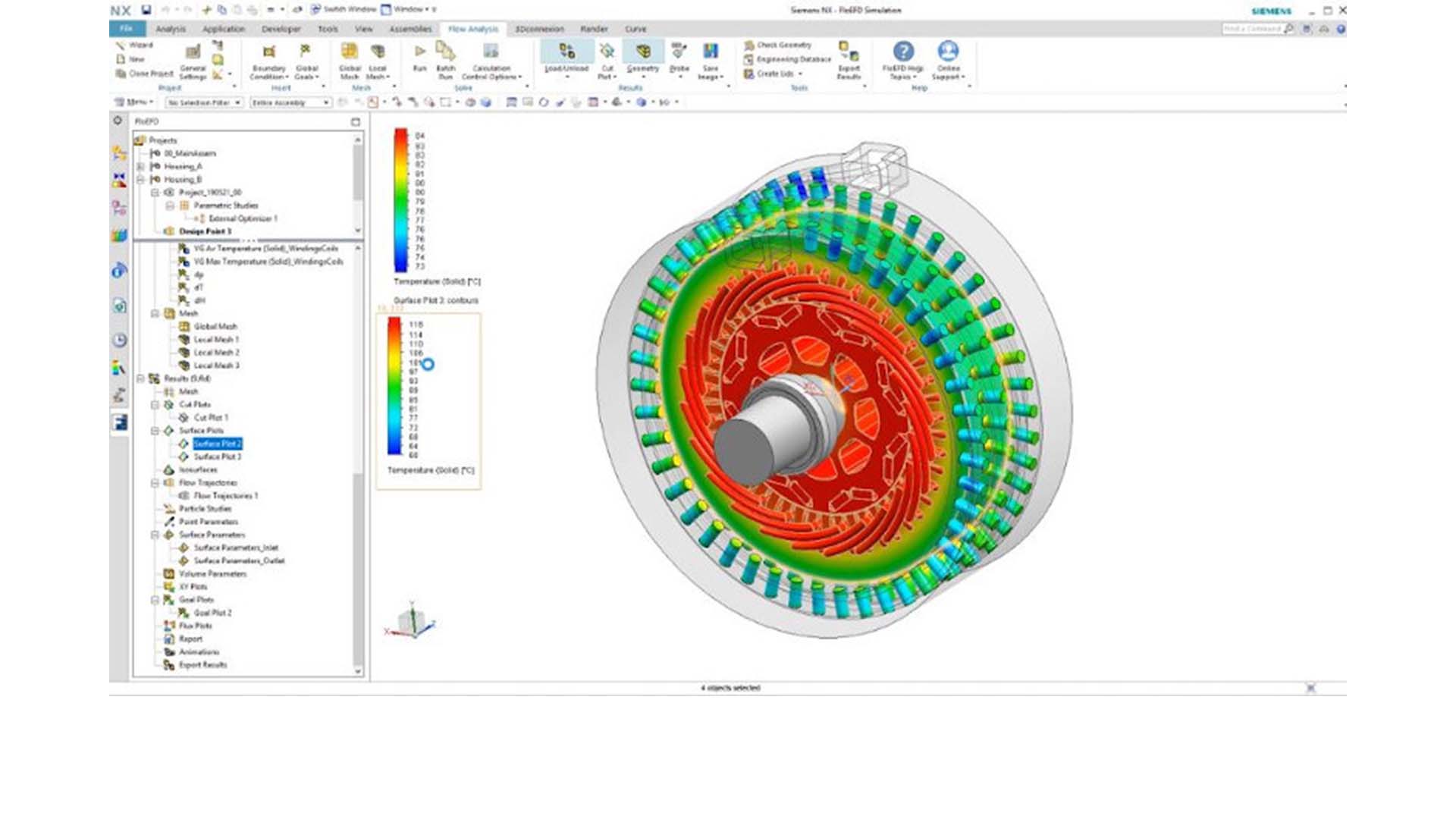 Simcenter_MAGNET_cooling_traction_motor_simulation Traction motor cooling in Simcenter MAGNET