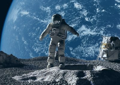 Simulating to the Moon and Mars