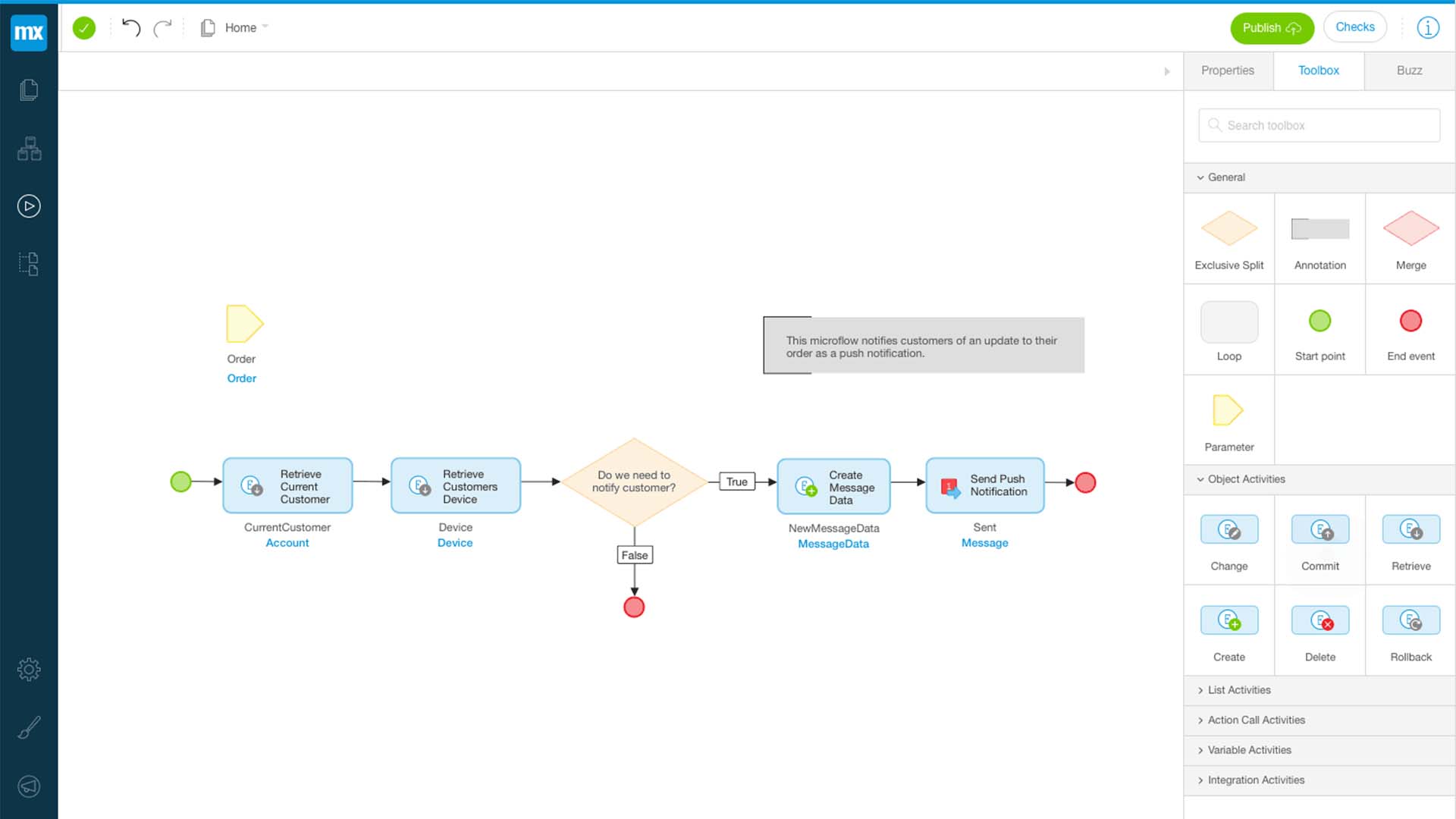 mendix-interface Mendix low-code interface