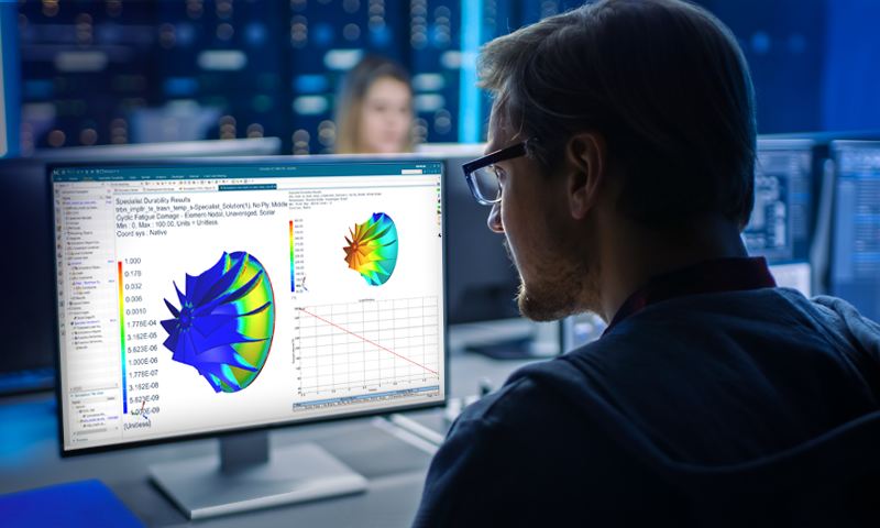Man using Simcenter 3D 2022.1