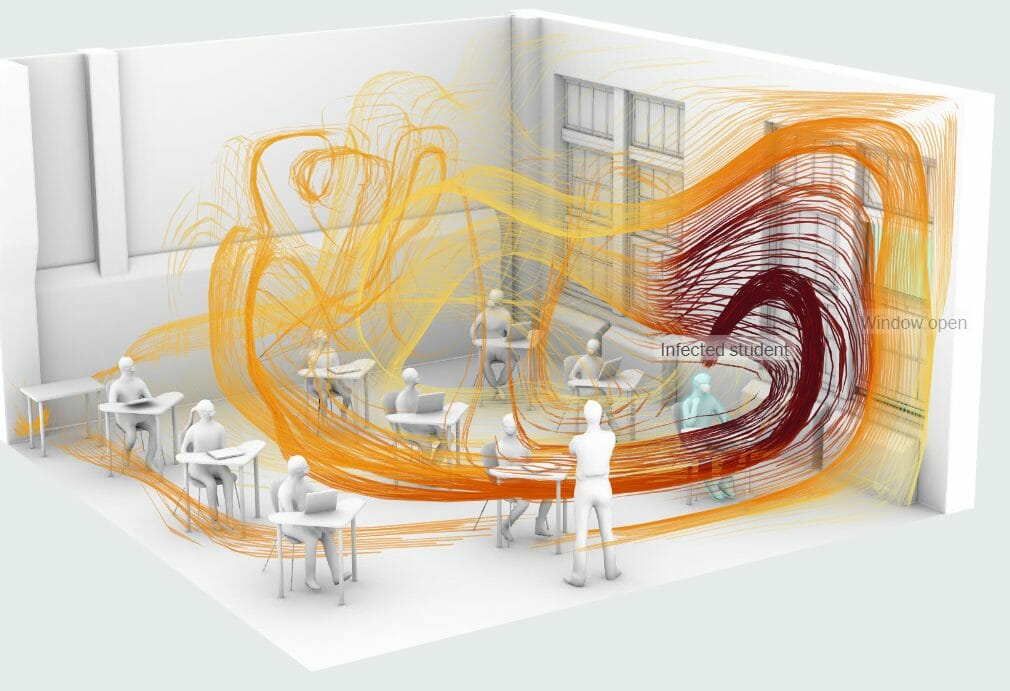 Siemens_Flovent_CFD-simulation_for_classrooms_COVID-19 Siemens Flovent CFD simulation for classrooms during COVID-19