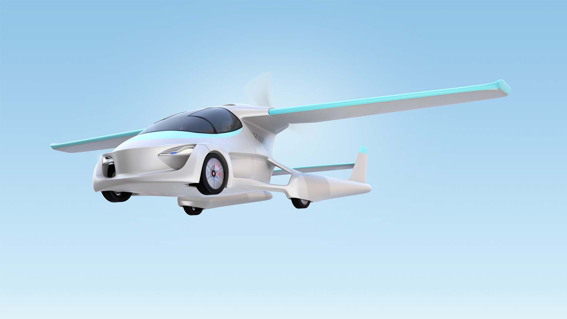 electric_flying_vehicle_concept Electric flying car concept