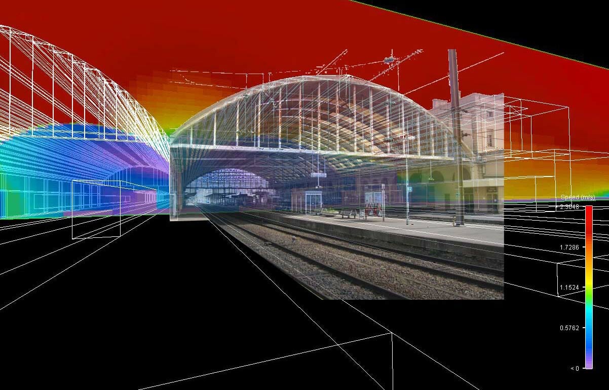 train_station_model Engineering model of a train station