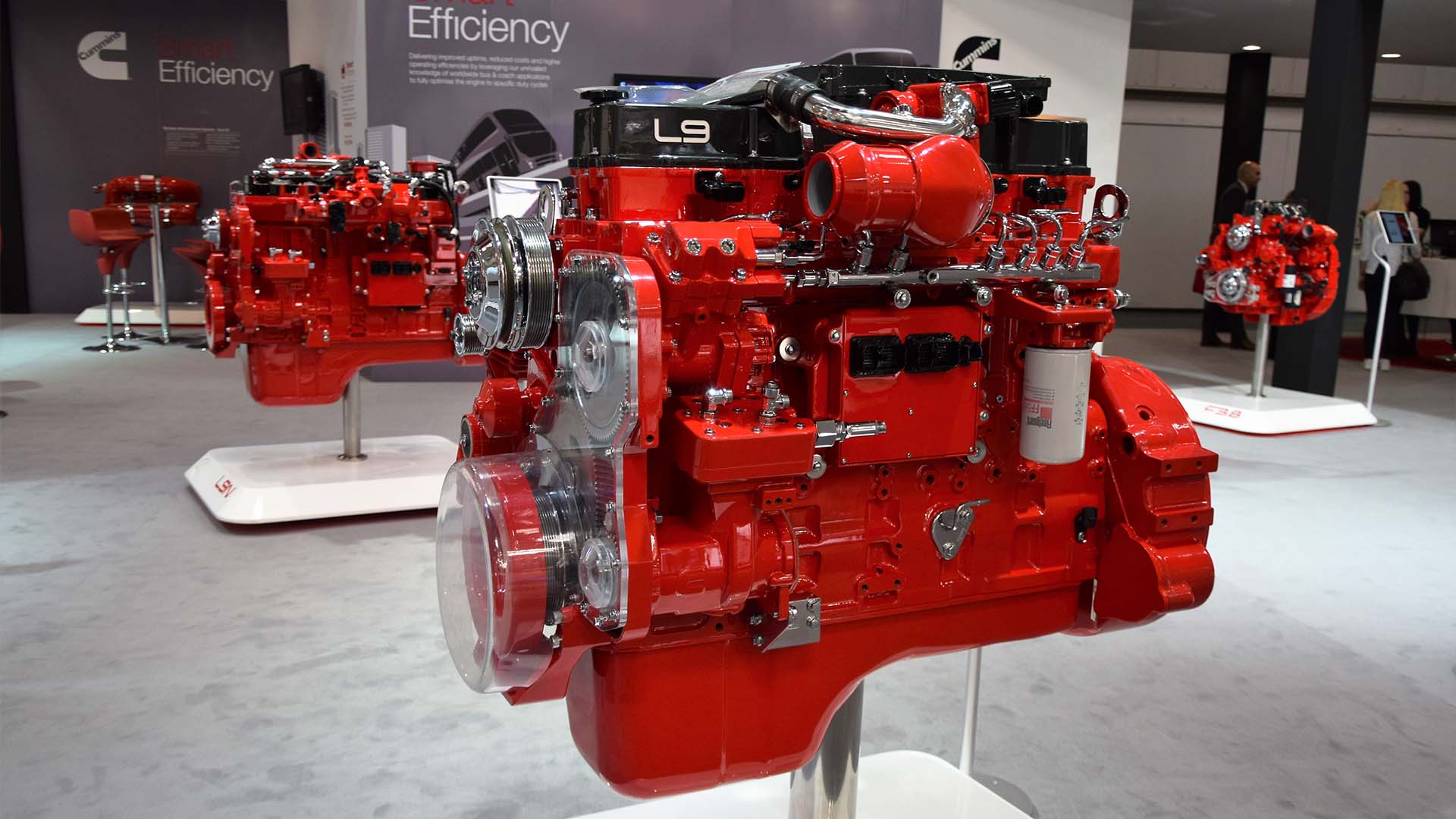truck_engine A diesel truck engine
