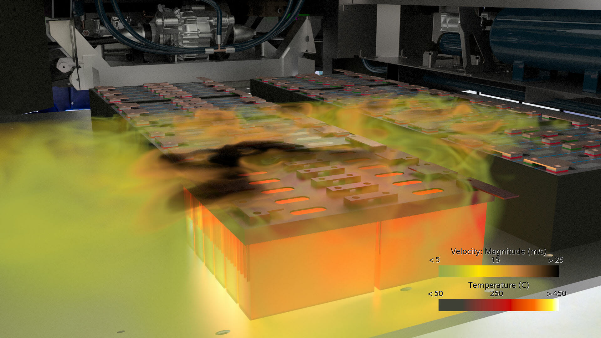Data Center rendered in Siemens Star-CCM+