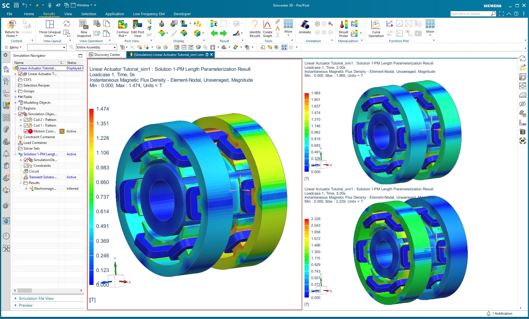 simcenter 3d emag simulation actuator
