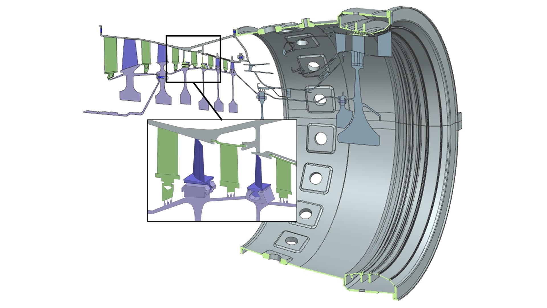 2D3D whole-engine-modeling