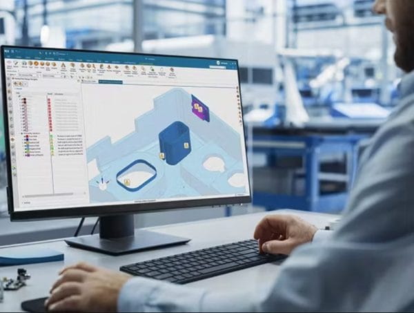 Man using NX X Design Advanced